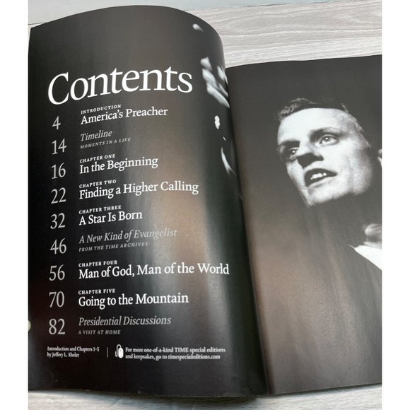 Time Magazine Commemorative Edition Billy Graham America's Preacher Religious - Picture 2 of 7